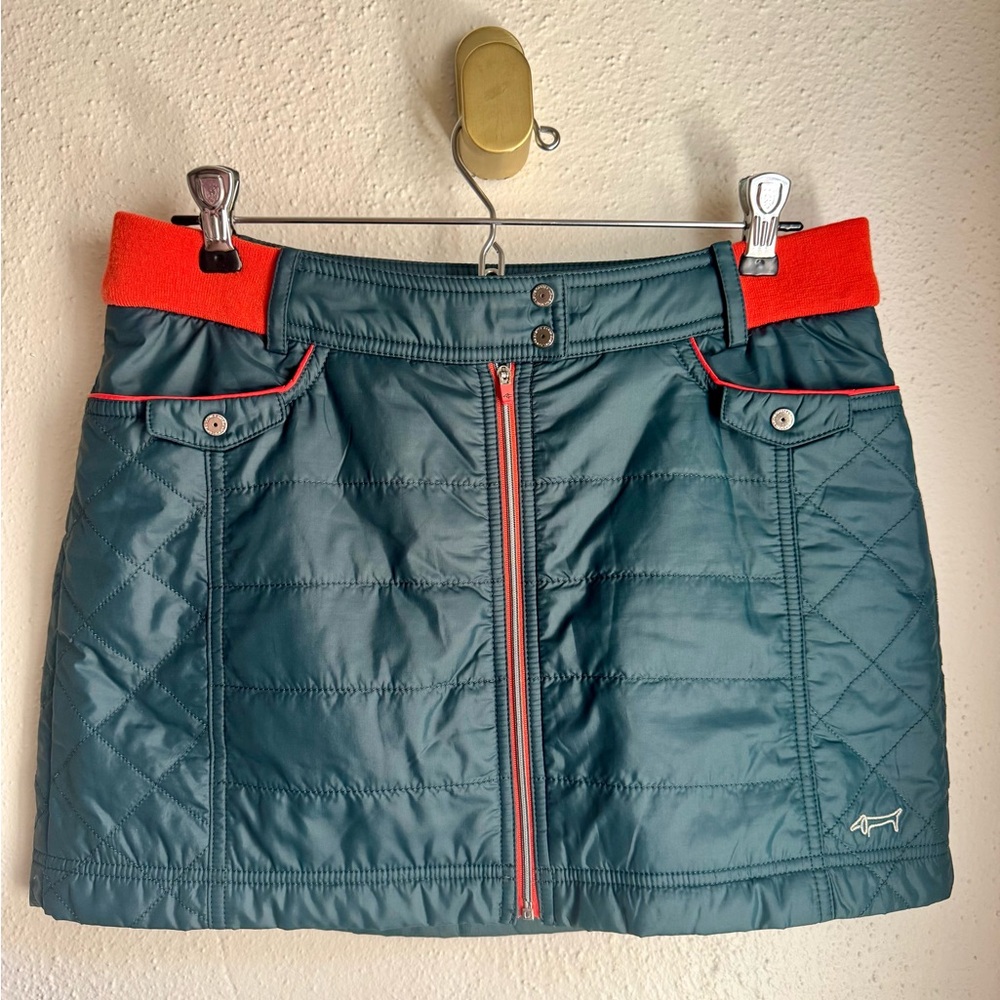 Louis Castel Tennis Active Sport Quilted Skirt with   Pockets